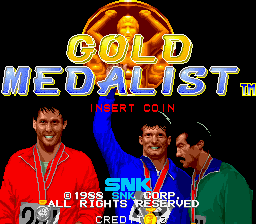 Gold Medalist Title Screen